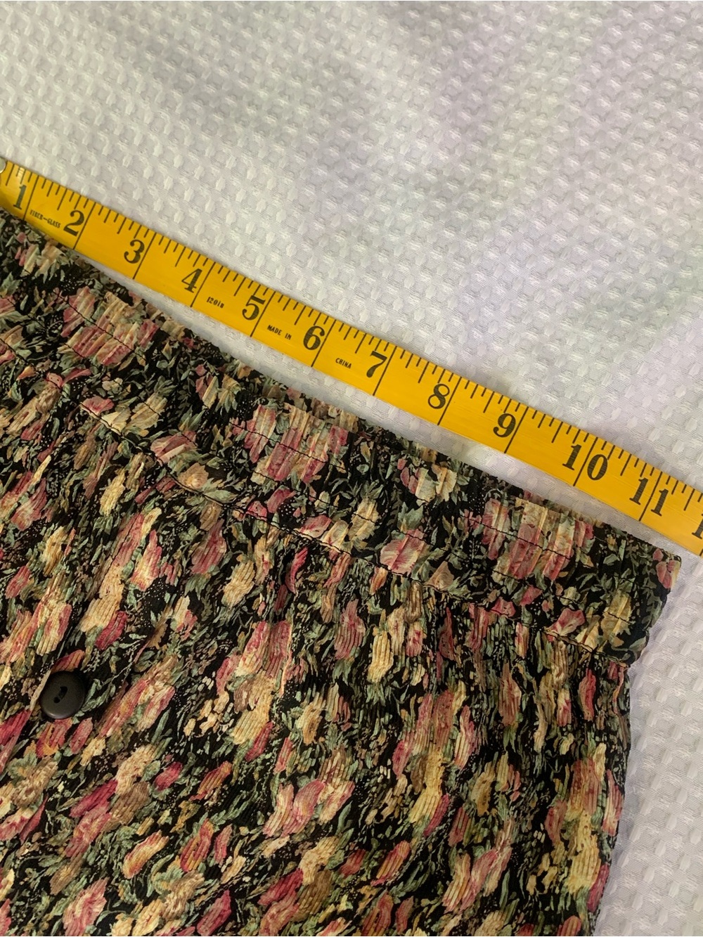 VTG Compagnie International Cottage Grandma Whimsey Garden Maxi skirt small - Picture 7 of 11